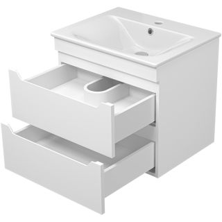 Подвесная тумба под раковину Misty Бриз П-Бри-09060-012Я 58.5 см белый